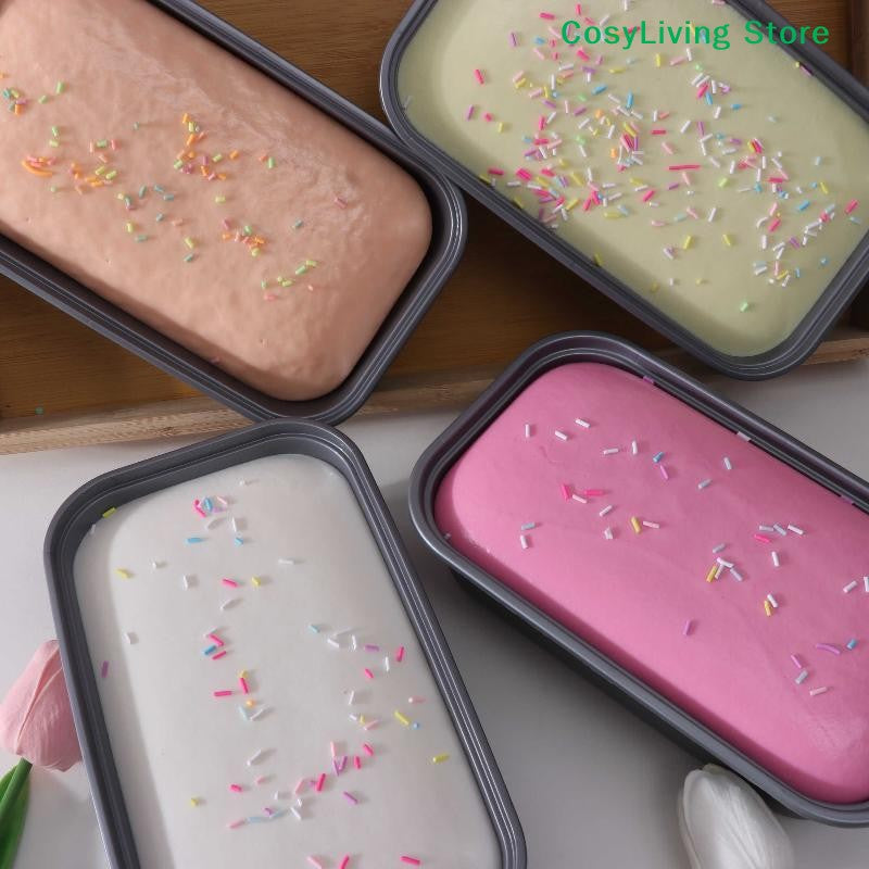 [CL]1Pc Box Cake Toy Slow Rising Squeeze Toy Butter Ice Cream Box Fidget Toy Anti Stress Release Hand Relax Gift[CL]
