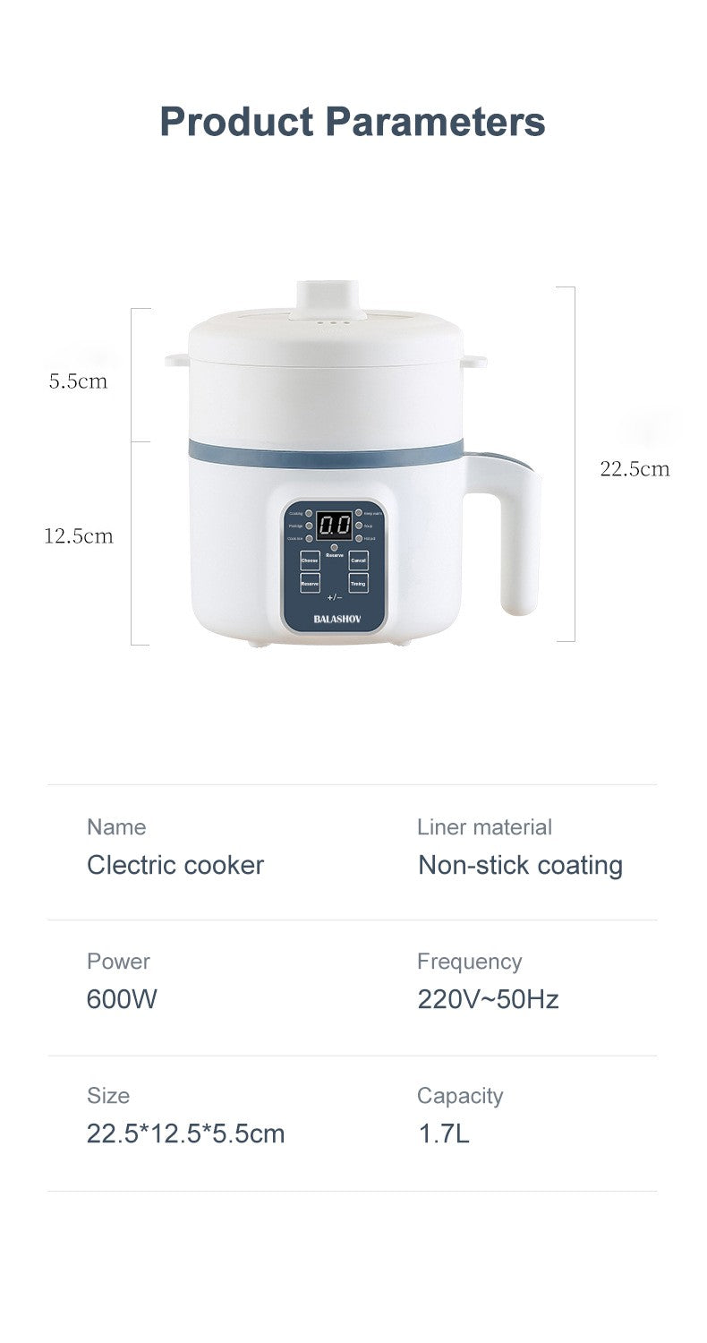 Panela Elétrica de Arroz Multicooker Multifuncional Panela de Sopa Mini Hotpot Eletrodomésticos de Cozinha Ofertas para 1-2 Pessoas