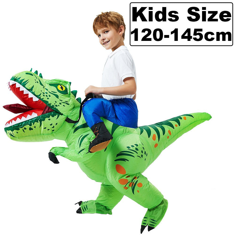 HOT Anime Dinosaur Inflatable Costume Party Mascot Costumes Suit Disfraz Cosplay Halloween Costumes For Adult Kids Dress