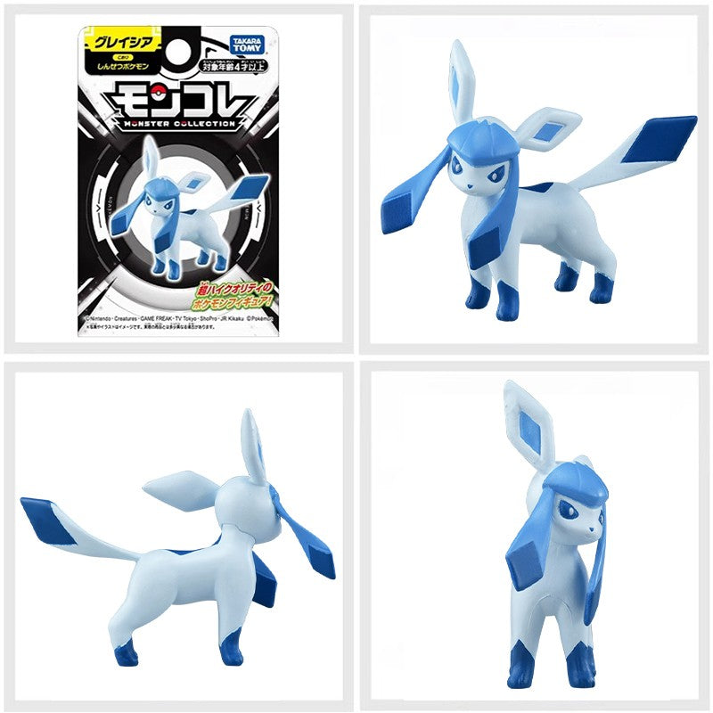 Original TAKARA TOMY Pokemon Figurine Toys Mimikyu Sylveon Lapras Charizard Umbreon Vaporeon Snorlax Model Dolls Birthday Gifts