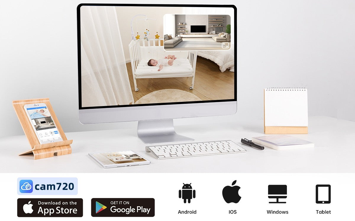 Lenovo HD PTZ Camera Outdoor 6MP Dual Lens Dual Screen 5G Wifi Auto Tracking CCCTV Camera Security Protection Video Surveillance