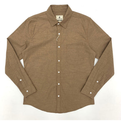 Sold Color Mens Cotton Linen Shirts Harajuku Casual Simple Comfortable Long Sleeve Loose Buttons Blouses Shirt With Chest Pocket
