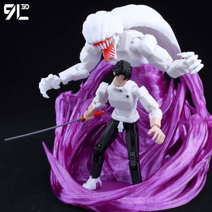 ?9L3D Lucky13 Gojo Sukuna Jujutsu Fushiguro Toji Gojo Satoru Action Figure Dummy13 T13 Multi-Jointed Collectible Toys Titan13