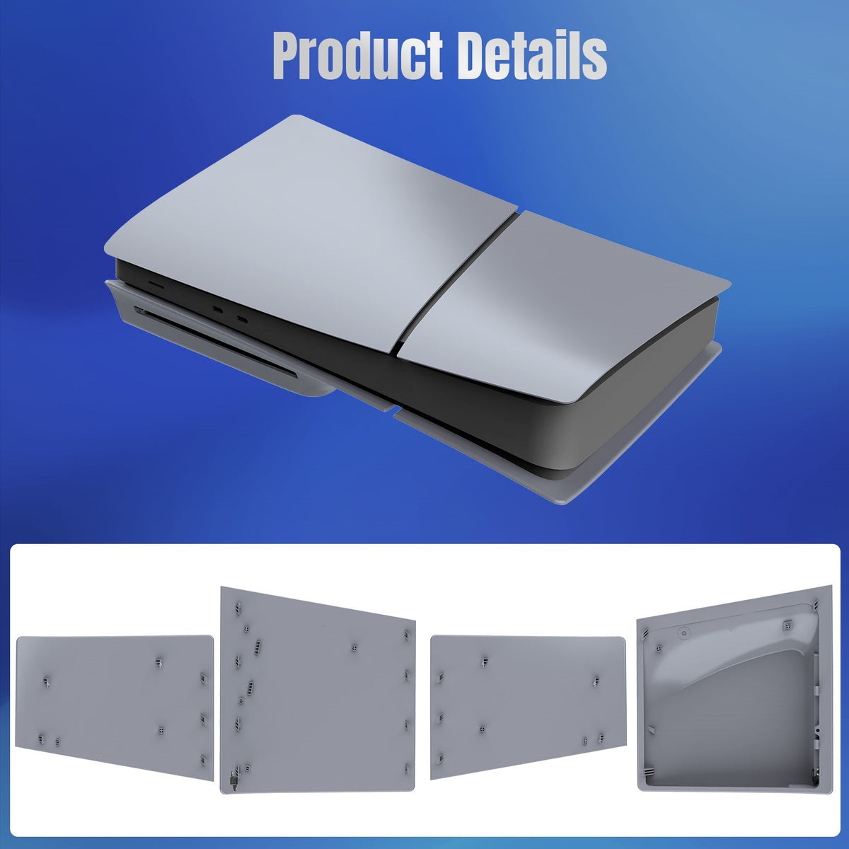 Limited 30th Anniversary Premium ABS Hard Case Replacement Faceplate with Logo Skin&30th Sticker Panels For PS5 Slim Console