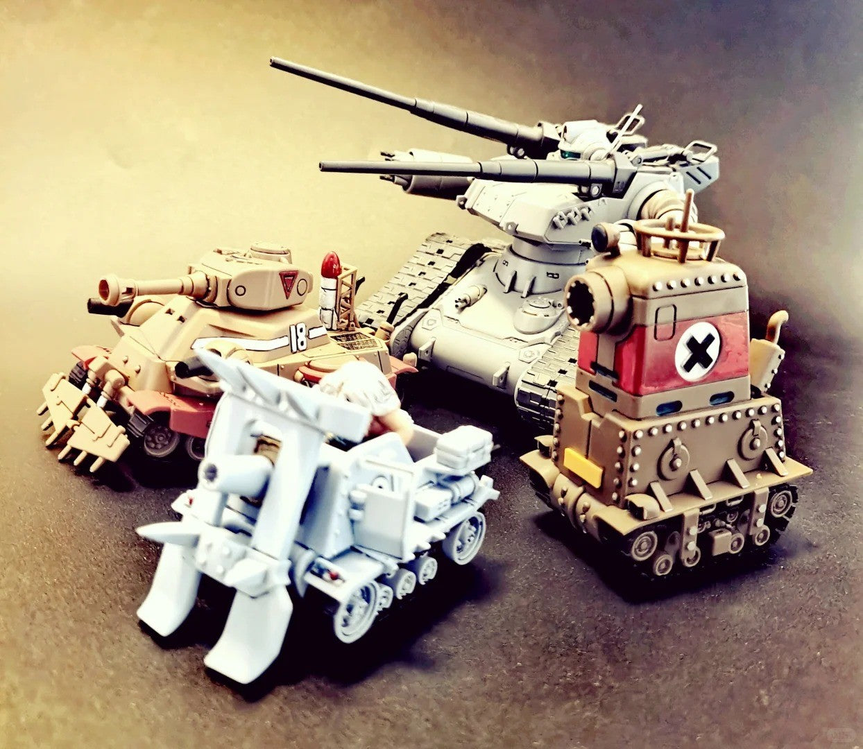 New Era Models Brinquedo Educacional Infantil Metal Slug X – Kit de Montagem de Tanque com Figura de Soldado Capturado Cenário Militar para Construção