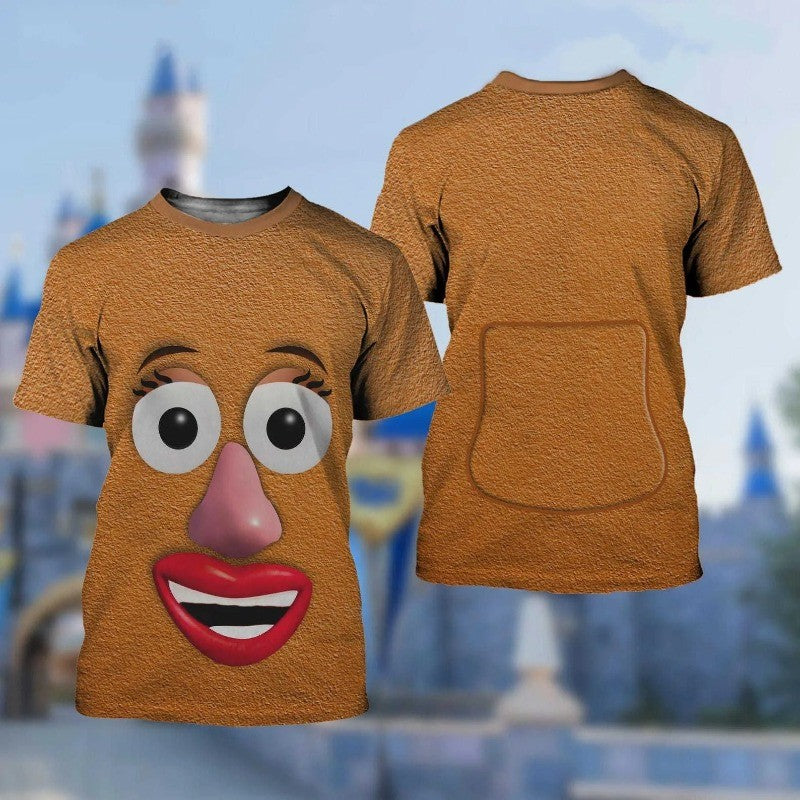 Disney Toy Story Woody Cosplay 3D Print T-shirt Men's Women's Casual Short Sleeve Tops Summer Fashion Cartoon Oversized T shirt