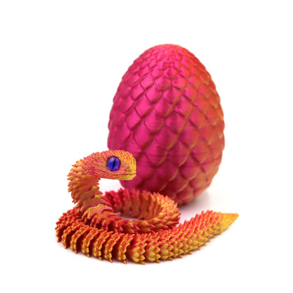 Ovos de Cobra de Impressão 3D Quentes Decoração Criativa para Casa Moldes de Cobra Que Reduzem a Pressão Itens de Decoração para Casa Figuras de Anime Giratórias e Móveis