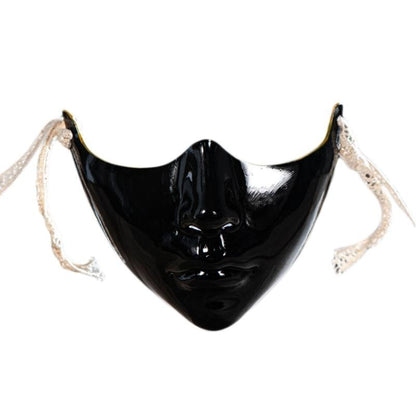 Y88A Mechanical Half Face Mask Masquerade Mask for Womens Men Aesthetics Mask Gifts