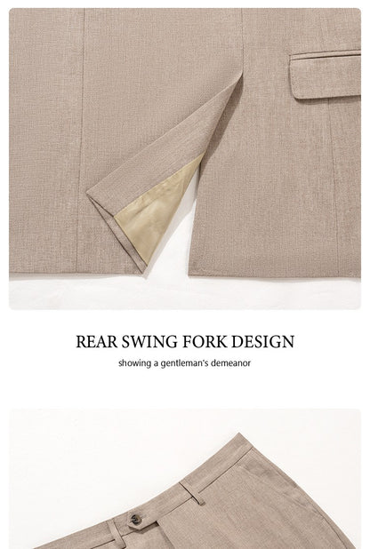 ST Cassy new 2 buttons on suit modern design mens office wear blazer coustime homme luxe Bead edge craftsmanship