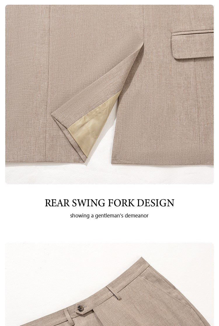 ST Cassy new 2 buttons on suit modern design mens office wear blazer coustime homme luxe Bead edge craftsmanship