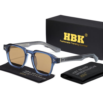 Óculos de Sol Punk HBK Fashion para homens Óculos de Sol Quadrados Clássicos Esportes ao Ar Livre Festa Férias Viagem Condução Pesca Óculos