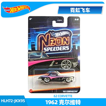 Série Carros Hot Wheels Neon Speed Originais Hlh72 Porsche Volvo Dodge Volkswagen Veículos Die-Cast Modelos Carros Brinquedos Coleção Presentes