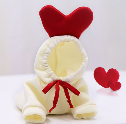 Roupas para Pets Cachorros Moletom com Capuz Fruta Casaco Quente Gato Suéter Fantasia de Inverno para Filhotes Cães de Pequeno Médio Grande Porte e Gatos