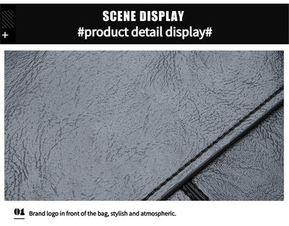 Men Shoulder Bags For IPAD Leather Business Handbag Men Messenger Bag Large Side Sling Bag Fashion Man Crossbody Bag