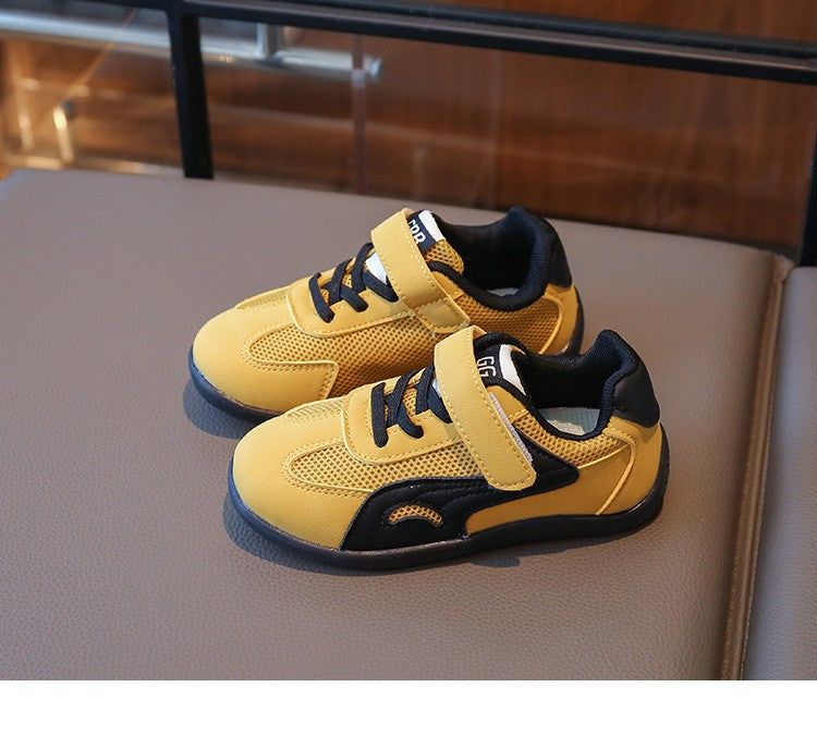 Children Sneakers Autumn New Soft Sole Lightweight Non Slip Girls Running Shoes Fashion Cross Tied Comfortable Boys Casual Shoes