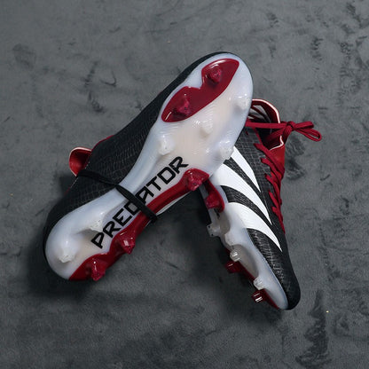 Q-2502 High Quality Mens Soccer Shoes Non-Slip Turf Soccer Cleats for Kids TF/FG Training Football Boots Chuteira Campo 35-45