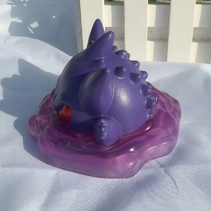 Figuras de Anime Pokémon de 6cm/2.4in Gengar Ímã de Geladeira Boneco de Ação Estátua de PVC Coleção Modelo Brinquedos Presentes