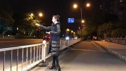 Women Autumn Winter Cotton Coat Korean Loose Long Cotton Padded Jacket Warm Thicken Hooded Parkas Coat 2025 New Women Outwear