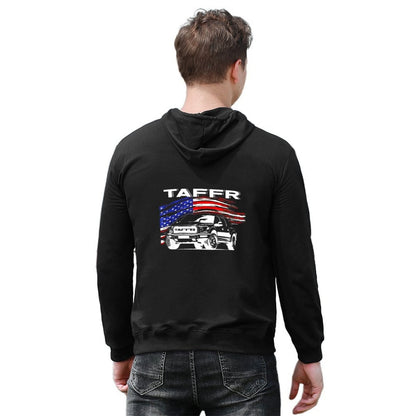 TAFFR American Flag Pickup Truck Funny Viral Video Meme Hoodie autumn clothes autumn new products men wear autumn hoodie