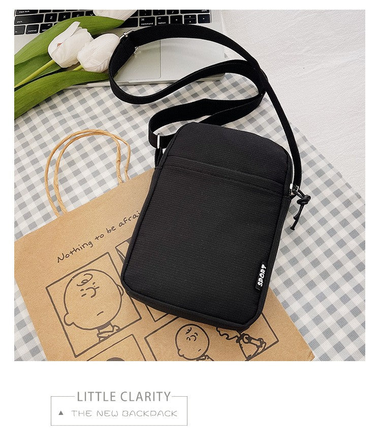 New Fashion Mobile Phone Bag Women's Messenger Bag All-match Mini Small Crossbody Bag Hanging Neck Coin Purse Vertical Handbag