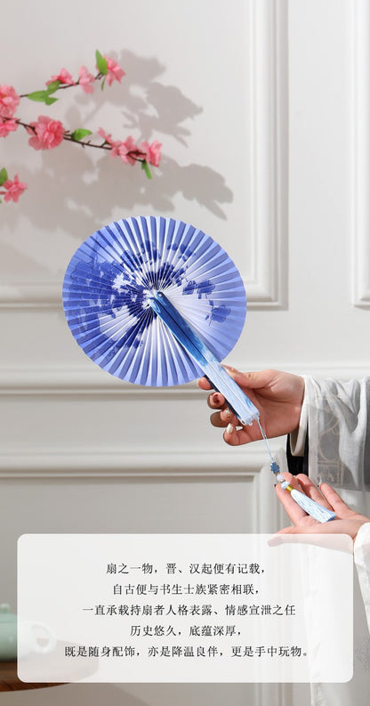 Chinese Japanese Style Silk Fan Folding Fan Wedding Fan Art Gifts Dance Hand Fan Vintage Bamboo Folding Hand Held Flower Fan