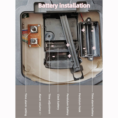 1pc Cuckoo Wall Clock, Daytime Hourly Alarm Pendulum Quartz Watch, Silent Wall Clock for Home Living Room Decoration Wall Art