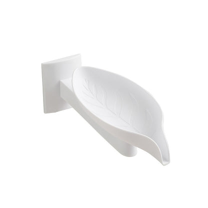 New Leaf Shape Soap Box Drain Soap Holder Box Bathroom Accessories Toilet Laundry Soap Box Bathroom Supplies Tray Gadgets