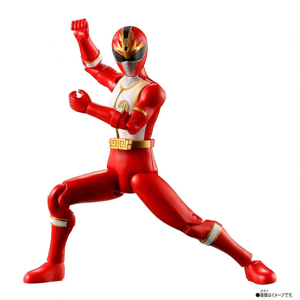 Em estoque, original Bandai Action Hero Super Sentai Power Rangers Coleção Red Rangers Bonecos de Ação Modelo Brinquedo Presente