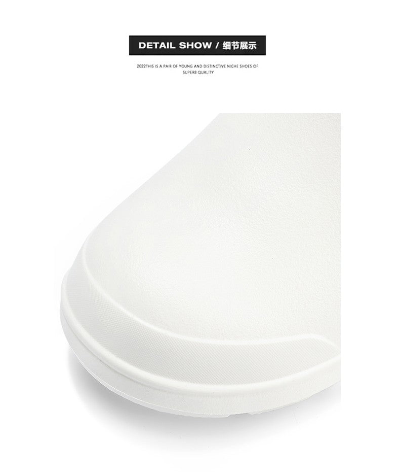 Chef shoes four seasons soft sole anti-slip oil-proof waterproof kitchen work shoes men's sandals garden shoes outdoor slippers