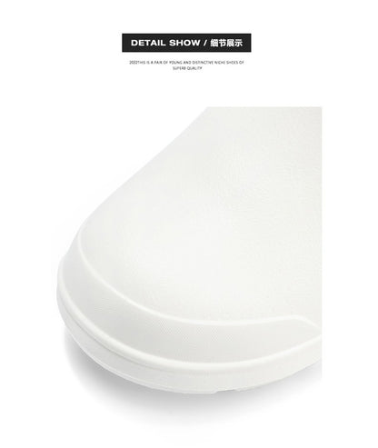 Chef shoes four seasons soft sole anti-slip oil-proof waterproof kitchen work shoes men's sandals garden shoes outdoor slippers