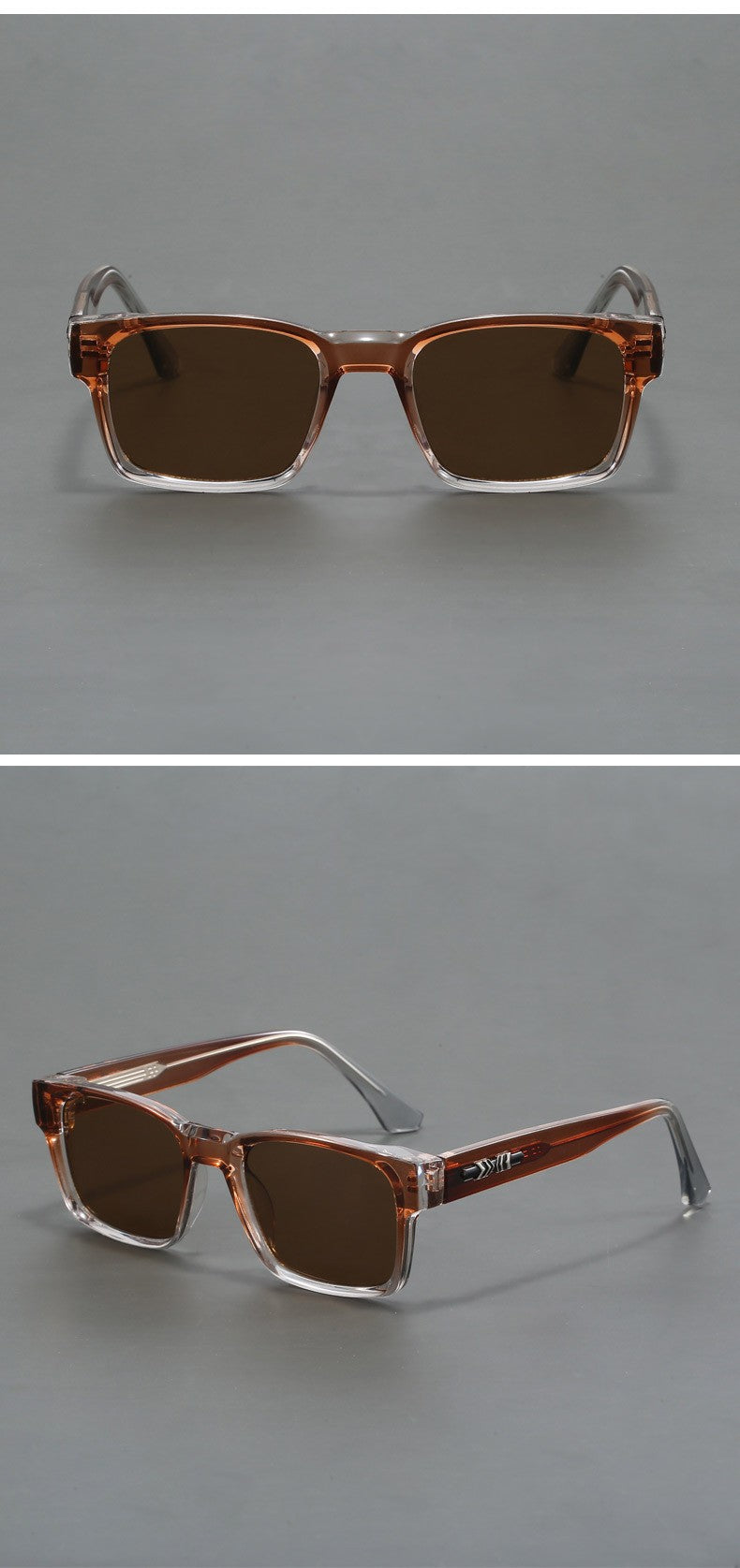 New Men's Advanced Ultra Light Coarse Frame Fashion Square Sunglasses Women Men Trendy Anti Mist Outdoor Driving Shades UV400