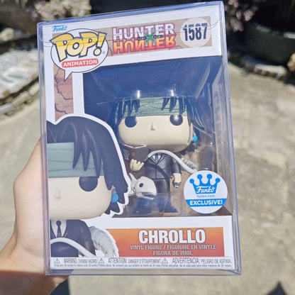 Funko Pop Hunter×Hunter Boneco de Ação Anime Chrollo Edição Limitada Modelo Brinquedo Colecionáveis Estatueta Bonecos Brinquedos Presente para Crianças