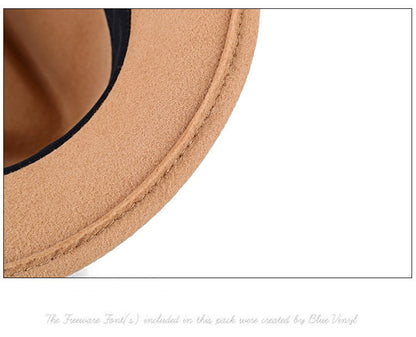 Men Winter Thick Warm Felt Fedora Hats Wool Gentleman Jazz Cap Homburg Male Classical Narrow Brim Top Hat