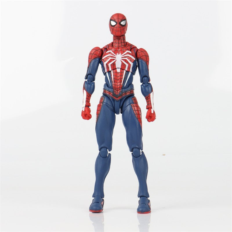 SHFiguarts Homem-Aranha Figuarts Versão de Jogo PS4 SHF Peter Parker Estilo Simples Ação Heroica Boneco de Ação Brinquedos de Modelo Presente