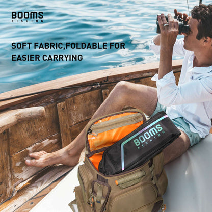 Booms Fishing PB3 Fishing Rod Bag Pole Storage Case Nylon 130 cm to 215 cm Foldable Apply to Multi-size Fishing Rods Bags