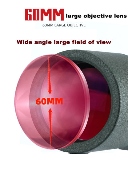 Monóculo Telescópio para Observação de Aves 25-75x60 ED HD Prisma BAK4 Impermeável e Anti-embaciamento para Acampamento ao Ar Livre e Observação da Vida Selvagem