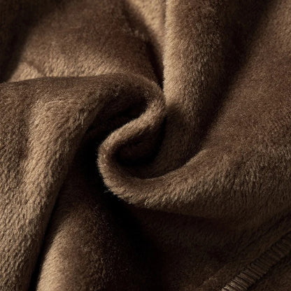 New Fleece Pants Men Casual Work Business Trousers Winter Corduroy Straight Slim Pants Outdoor Streetwear Thick Warm Sweatpants