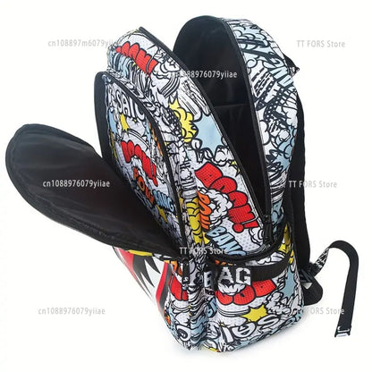 Mochila Infantil Estampa Tubarão Personalizada de Pano Oxford Impermeável Grande Capacidade Mochila Escolar Casual Presente para Crianças