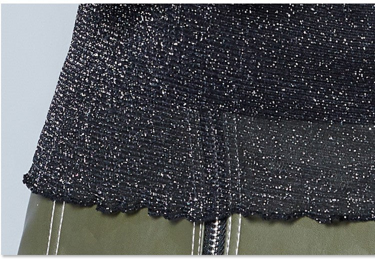 2025 Glitter Mesh Blouse Sexy Womens Shirts Long Sleeve Tops Korean Black Pink O-Neck Elegant Slim Blouse Camisas Femininas