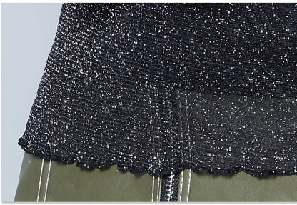 2025 Glitter Mesh Blouse Sexy Womens Shirts Long Sleeve Tops Korean Black Pink O-Neck Elegant Slim Blouse Camisas Femininas