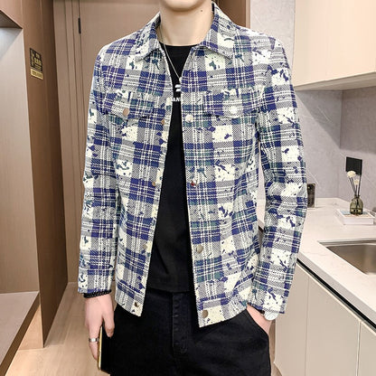 Winter Short Wool Blends Jackets Men's Brand Casual Business Trench Coat Thickened Warm Social Streetwear Overcoat