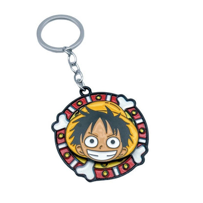 Chaveiros de mochila de anime de One Piece Luffy, Chopper, Zoro, Nami, Sanji, pingentes de chaveiro decorativos de personagens de desenho animado