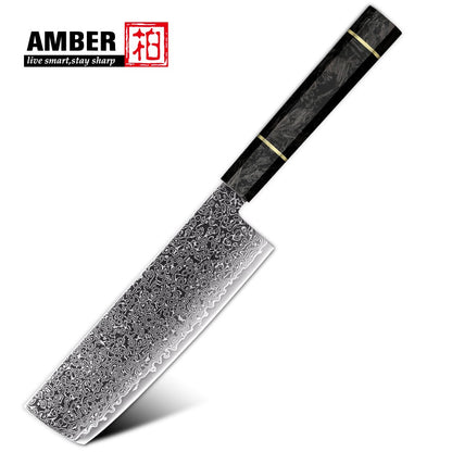 Professional 67-layer Damascus Japanese Kitchen Nakiri Gyuto Chef bread boning Knife Set Home kitchen tool with Carbon Fiber HD