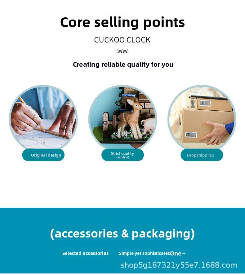 Cuckoo Wall Clock for Living Room