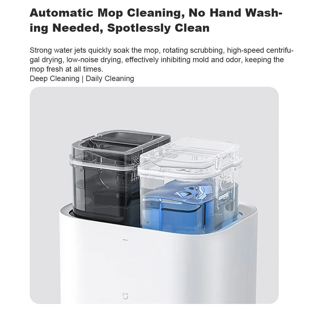 XIAOMI MIJIA Smart OMNI Robot 2 Vacuum Cleaners Mop Collection Self Cleaning Doc Empty Dust 75 Days of Continuous Garbage Collec