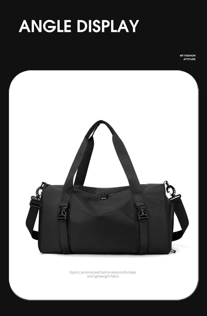 1 Piece Upgraded Sports Bag, Fitness Bag for Men and Women, Large Capacity Dry and Wet Separation Swimming Bag, Short-Distance Business Trip Portable Travel Bag, Sports Shoe Storage Bag, Multi-Purpose Luggage Bag