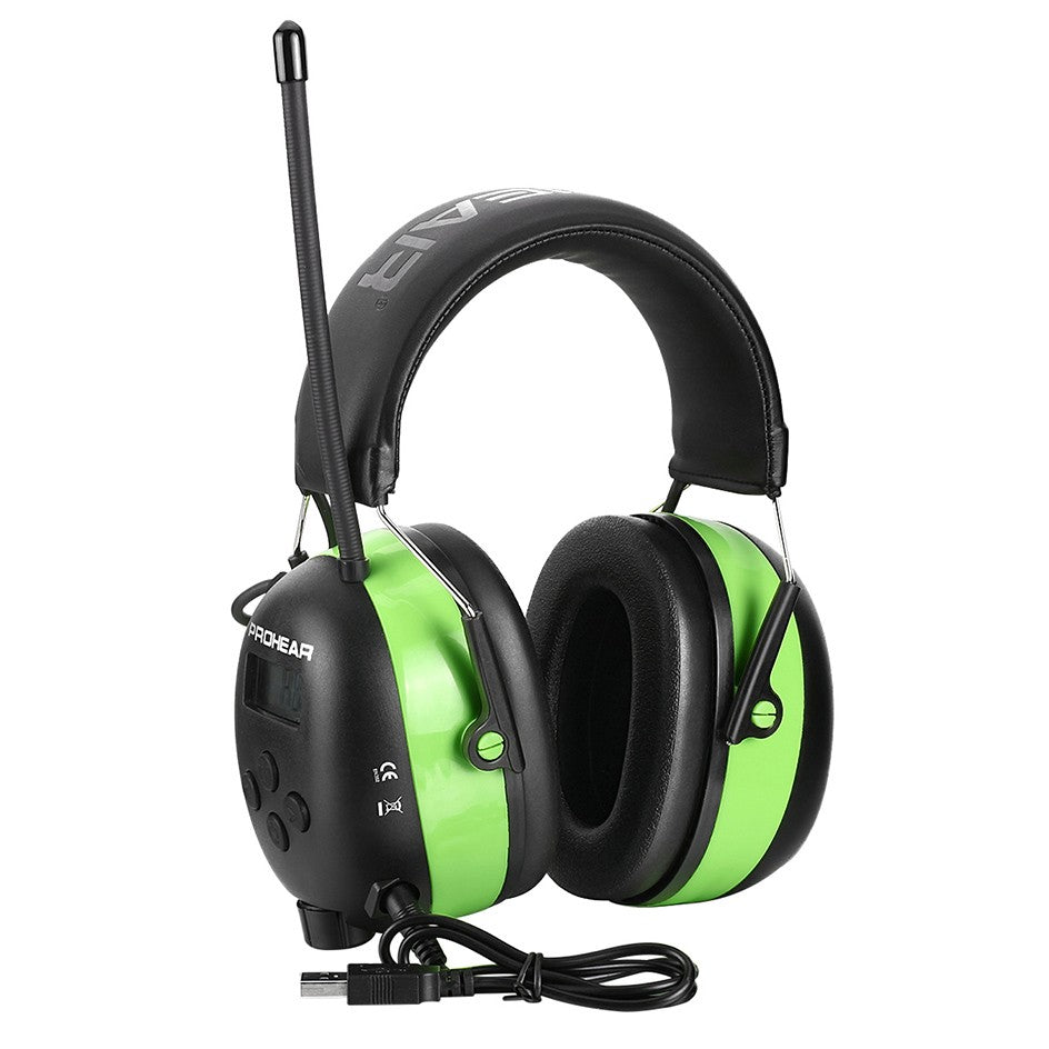 Hearing Protection Bluetooth headphones electronic earmuffs AM/FM radio 5.0 for Mowing Safety Ear muffs 2000mAh Lithium Battery