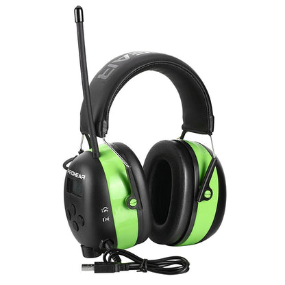Hearing Protection Bluetooth headphones electronic earmuffs AM/FM radio 5.0 for Mowing Safety Ear muffs 2000mAh Lithium Battery