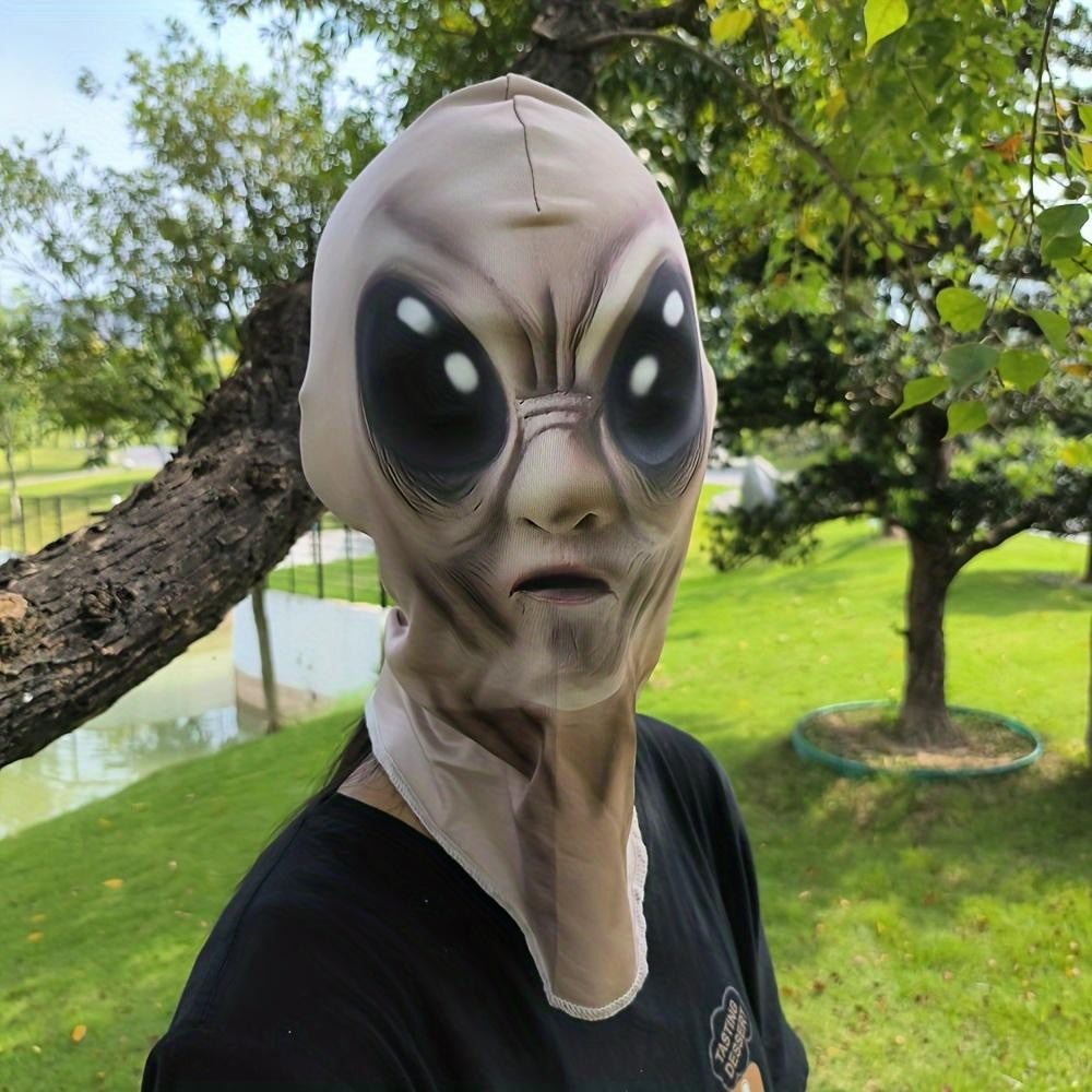 ?Alien Mask?Lightweight & Breathable Headgear, Halloween Outdoor Adventure Mask