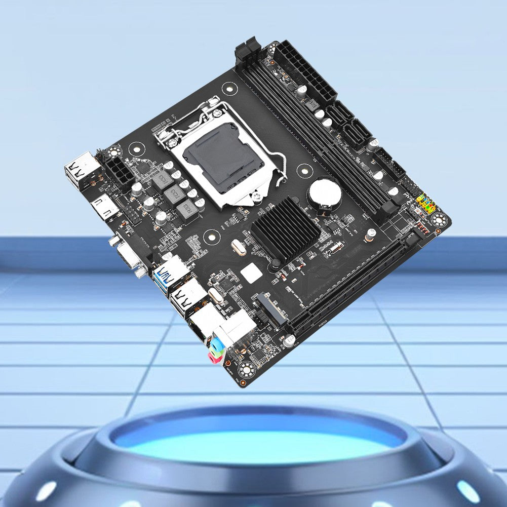 Placa-mãe de Desktop B75M-I LGA 1155 Mini-ITX DDR3 16GB Placa-mãe de Computador Suporte M.2 NVME HDMI+VGA